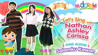 Lagu Anak Anak Lucu Salamku Kawan Nathan Ashley Carissa Mydoremi Singing Challenge Winner