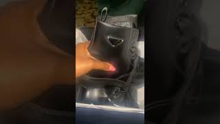 Prada Boots at the fraction of the $1350 price tag! Thank you Bergdorfs 🫶🏾