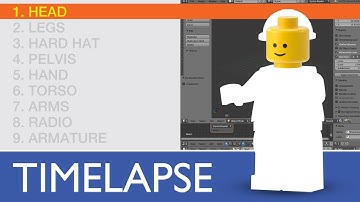 Blender 2.79b - mesh modelling LEGO minifigure pt. 1 - head