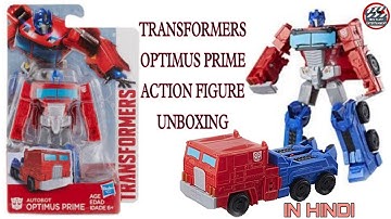 TRANSFORMERS OPTIMUS PRIME Action Figure Unboxing | Hasbro Transformers Action Figure | In Hindi