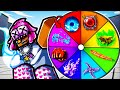 RANDOM WHEEL Decides My MOVESET in The Strongest Battlegrounds!