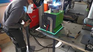 Kollaborierender Universal Robots Schweissroboter für MIG/MAG