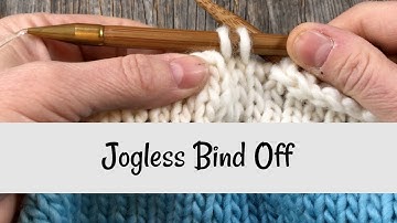A Jogless Bind Off