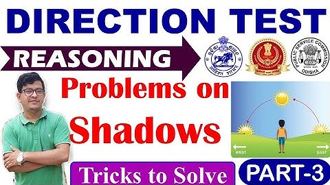 Direction Reasoning|Shadows Concept & Problems|Reasoning Day 13|Easy Tricks To Solve|OPSC ASO, SSC|