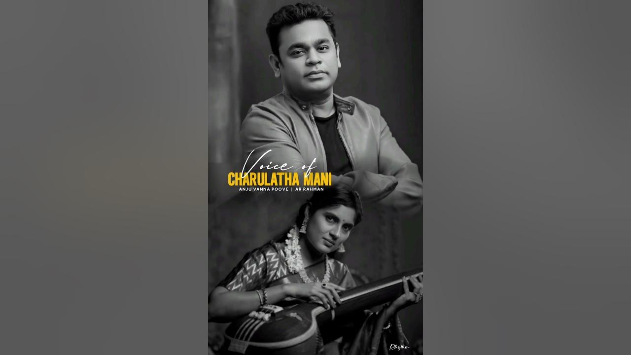 Anju vanna poove🤍(Charulatha mani)Thug life✨#arrahman #status #shortvideo #music #thuglife #song