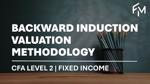 CFA Level 2 | Fixed Income: Backward Induction Valuation Methodology - Option Free Bond