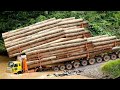 EXTREME IDIOTS SKILLS DRIVING TRUCK CARS FAILS IN OFF ROAD❗ HEAVY FASTEST MEGA LOGGING