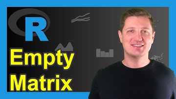 Create Empty Matrix in R (Example) | How to Construct Matrices with Zero Rows | matrix, ncol & nrow