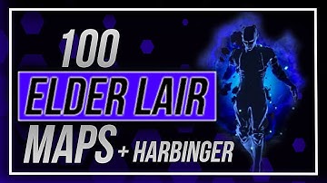 100 Elder Lair Maps + Harbinger