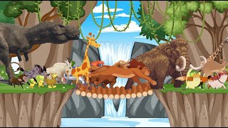 Animal Sounds Song for Toddlers🐾 ABC Nursery Rhymes Songs for Kids 🎶 Educational Super Simple Song!