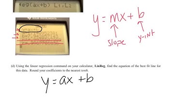 LINEAR REGRESSION lines of best fit