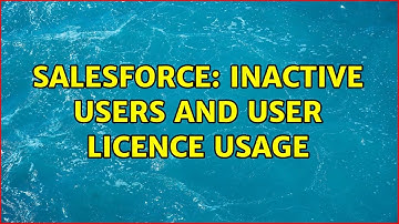 Salesforce: Inactive users and User licence usage (2 Solutions!!)