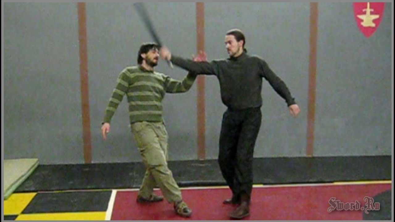 фехтование видео Соединения уклонений и обезоруживаний 02 (longsword)