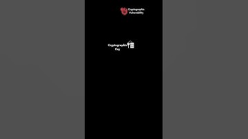 Cryptographic Vulnerability?. #cybersecuritylearning #cyber fundamentals #cyber101