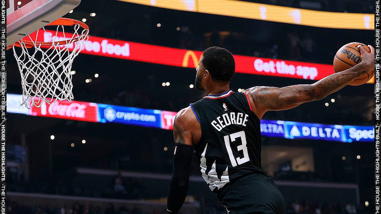 Paul George threw down the dunk of the season Saturday night – The