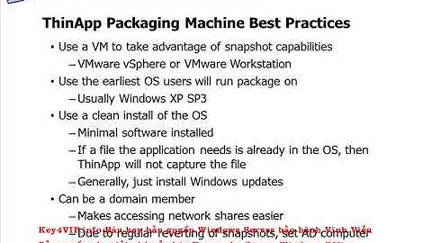 12   Creating ThinApp Packages