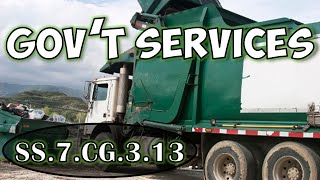 SS.7.CG.3.13 - Explain government obligations to citizens and the services provided at all levels