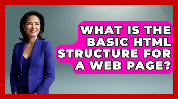 What Is the Basic HTML Structure for a Web Page? | Simple HTML Studio News