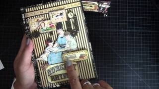 &quot;Back to School&quot; Altered Journals and Holder with Tutorial