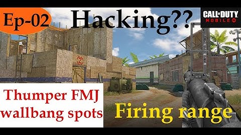 Thumper Secrets Spots that can get you banned !! Thumper FMJ And Crossmap || EP-02 || Firing Range