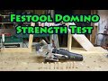 Festool Domino vs Pocket Screw Strength Test!