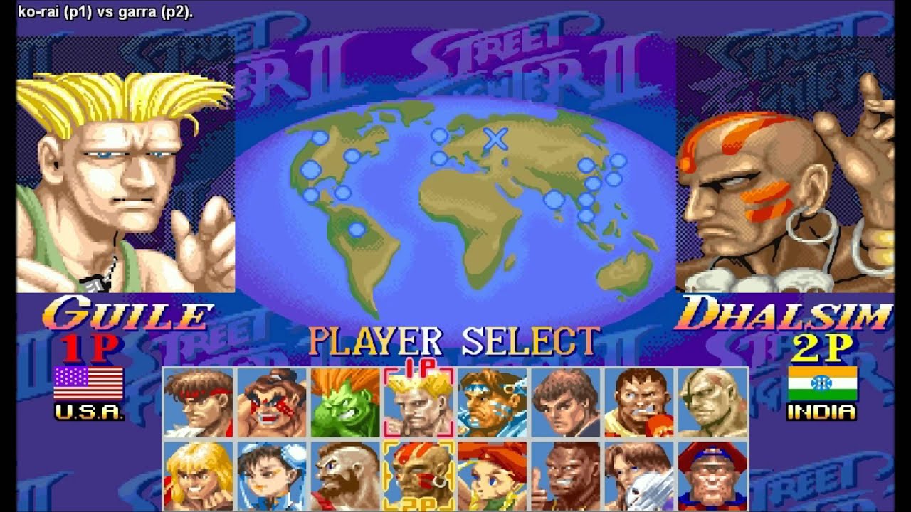 ハイパーストリートファイターii アニバーサリーエディション Ko Rai P1 Vs Garra P2 Youtube