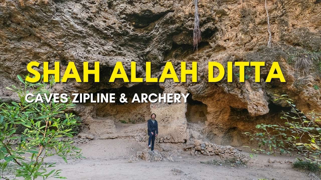 Shah Allah Ditta Islamabad Caves, Zipline, Archery & Paintball YouTube