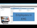 Manage employees in emc  micros simphony training