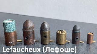 Шпилечные патроны (Лефоше). Pinfire cartridges (Lefaucheux)