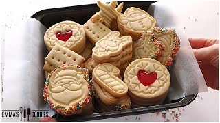 3 Ingredient SHORTBREAD Cookies | Easiest NoSpread Christmas Cookies