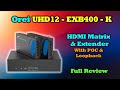 Orei UHD12-EXB400-K | HDMI Splitter &amp; Extender