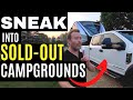 SNEAK INTO 'SOLD-OUT' CAMPGROUNDS! RV TRIP PLANNING SECRETS (2021)