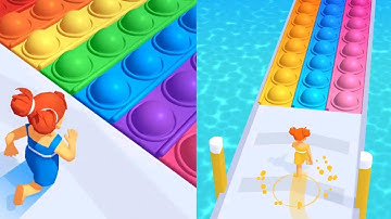 Pop It Run Gameplay Android iOS Games #3 #popit #new #race  #newgame #gameplay #new #trending #game