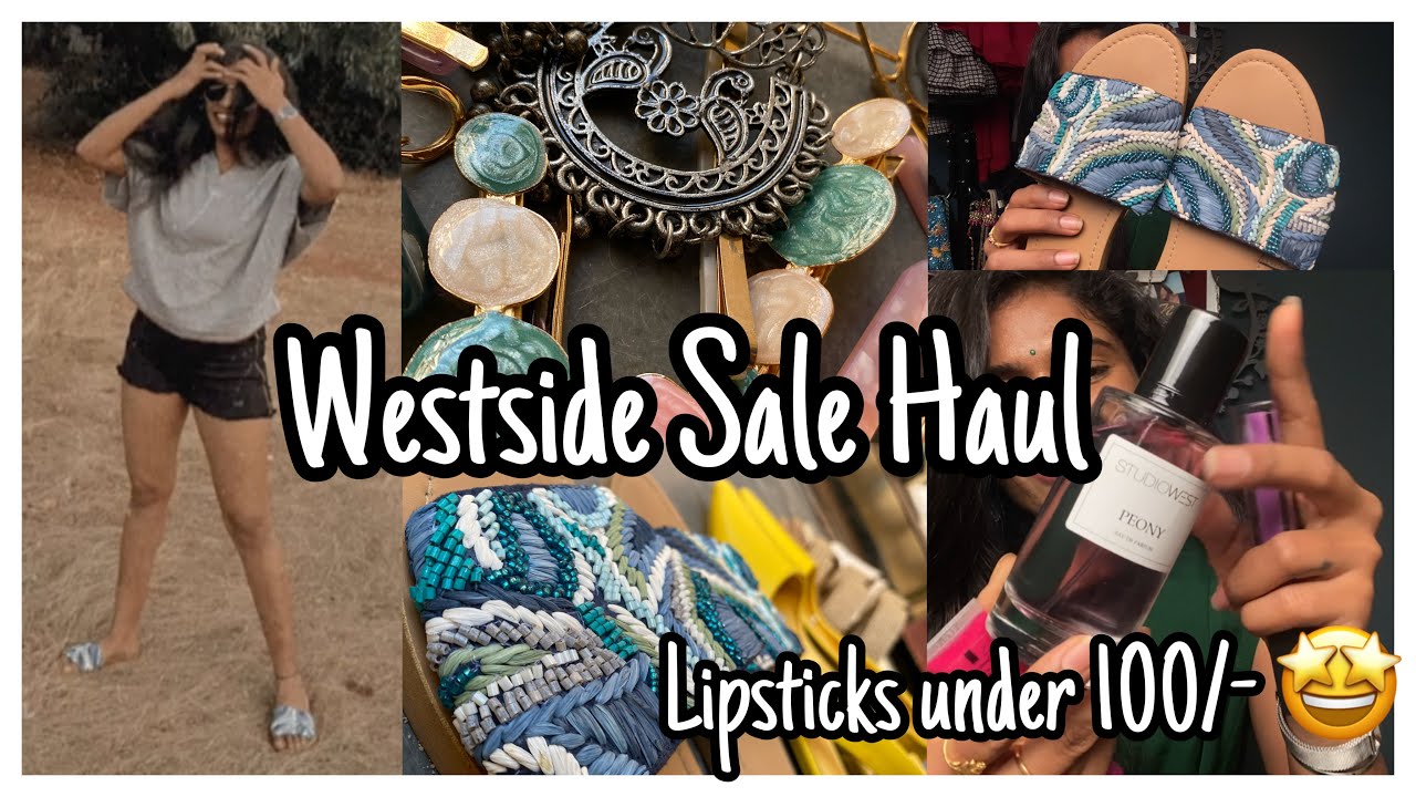 HUGE Westside Sale Haul Lipsticks under 100/😱 Footwear, Hair