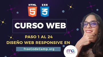Curso de Diseño Web Responsive en freeCodeCamp - Paso 1 al 24 primer módulo.