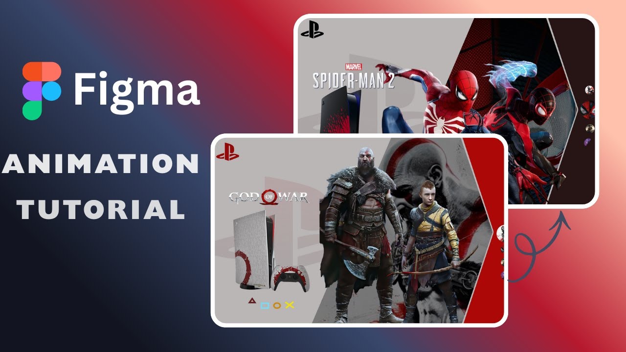 Figma Animation Tutorial | PlayStation Style Character Animation | Step by Step