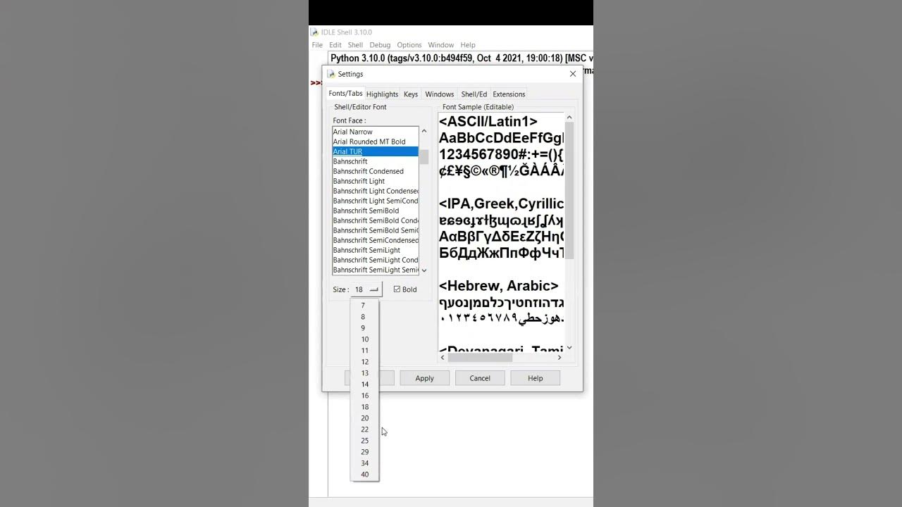 How to increase font size in Python | Increase font size | Python for ...