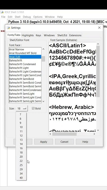 How to increase font size in Python | Increase font size | Python for ...