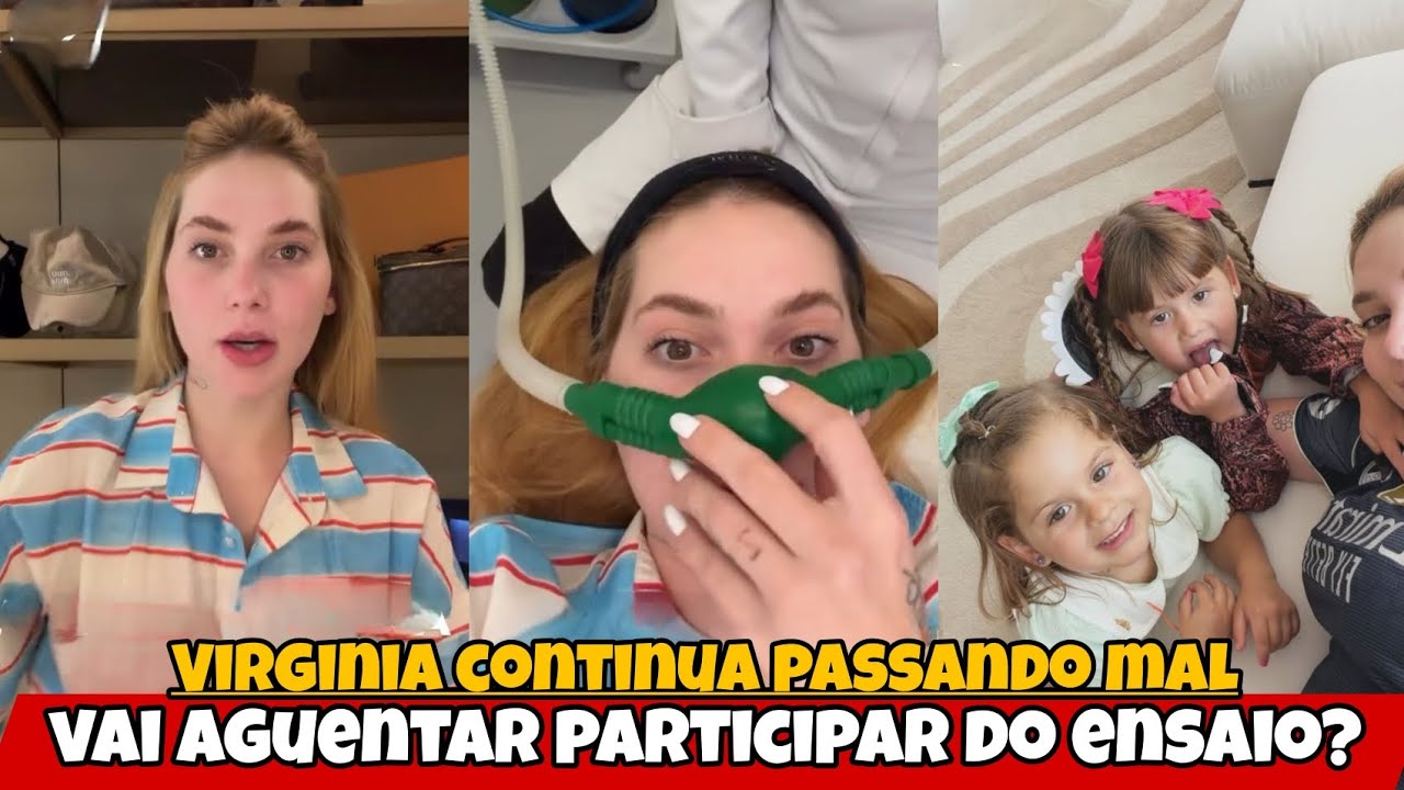 Virginia vai aguentar o desfile de rua estando doente?