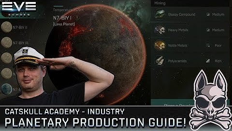 How You Can Make Free ISK With PLANETARY PRODUCTION!! || EVE Echoes Catskull Academy