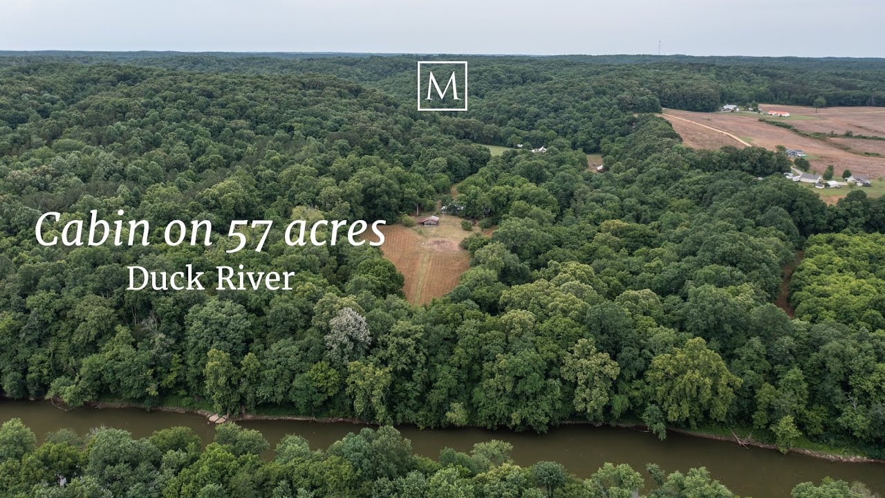 Cabin on 57 acres on Duck River YouTube