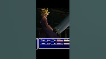 Braver limit break-Final Fantasy VII (Original) #gaming #playstation #retrogaming #finalfantasyvii