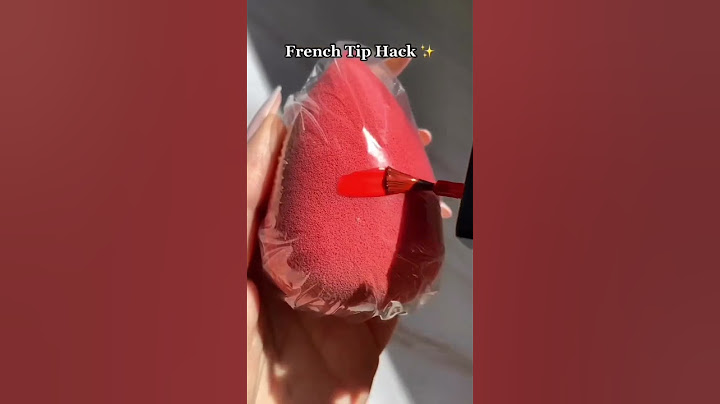 Beauty blender French tips hacks 🫶✨💅🦋#youtube #angeldevilvlog #shorts #nailart #hacks #beautytips