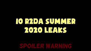 R2DA Summer Update Leaks