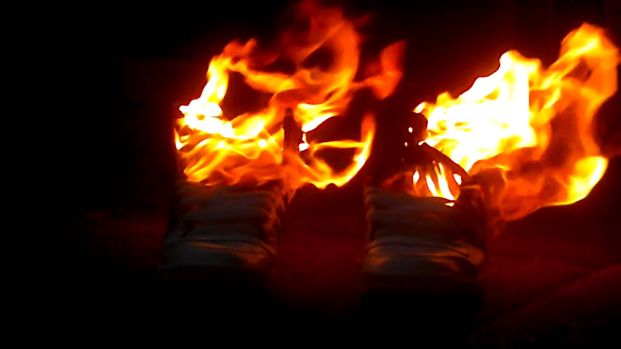adidas on fire