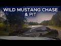 Lengthy Mustang Police Chase Ends In Double PIT Maneuver
