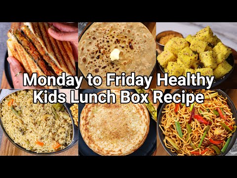 Monday 2 Friday Healthy Kids Lunch Box Recipes | One Week Kids School Tiffin Box Recipe Ideas | Hebbar | Hebbars Kitchen