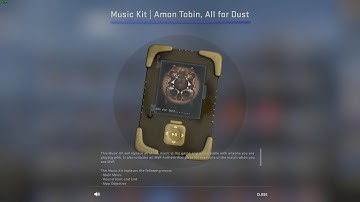 CSGO "All for Dust" Music Kit (Bot Gameplay)
