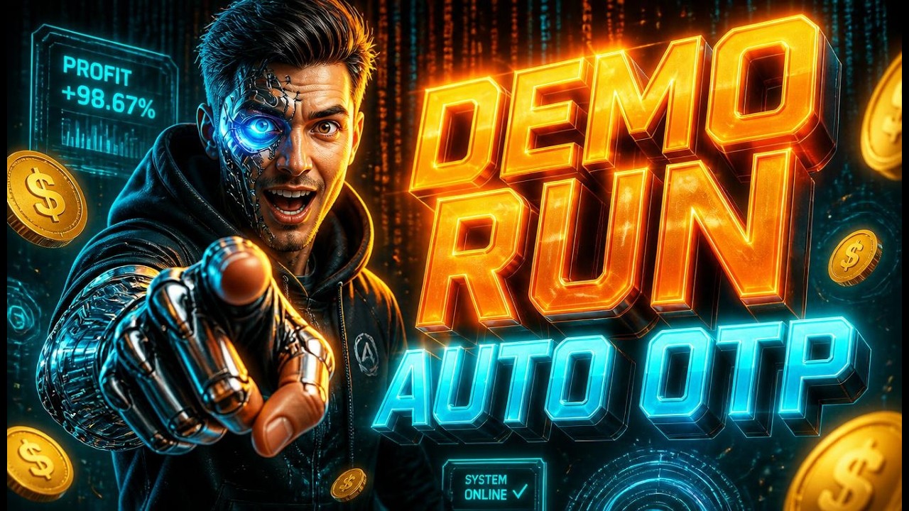 DEMO RUN Bot Auto Register DupDub AI Terbaru Full Otomatis Bypass & Auto OTP! 🤖⚡