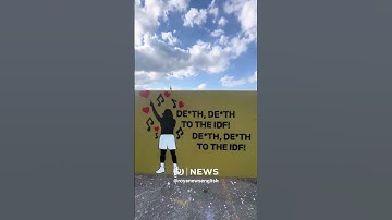 Thumbnail of “Death, death to the IDF!” pops up in public spaces